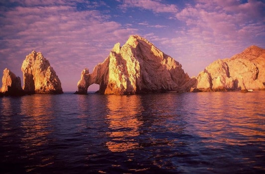cabo arch sunset