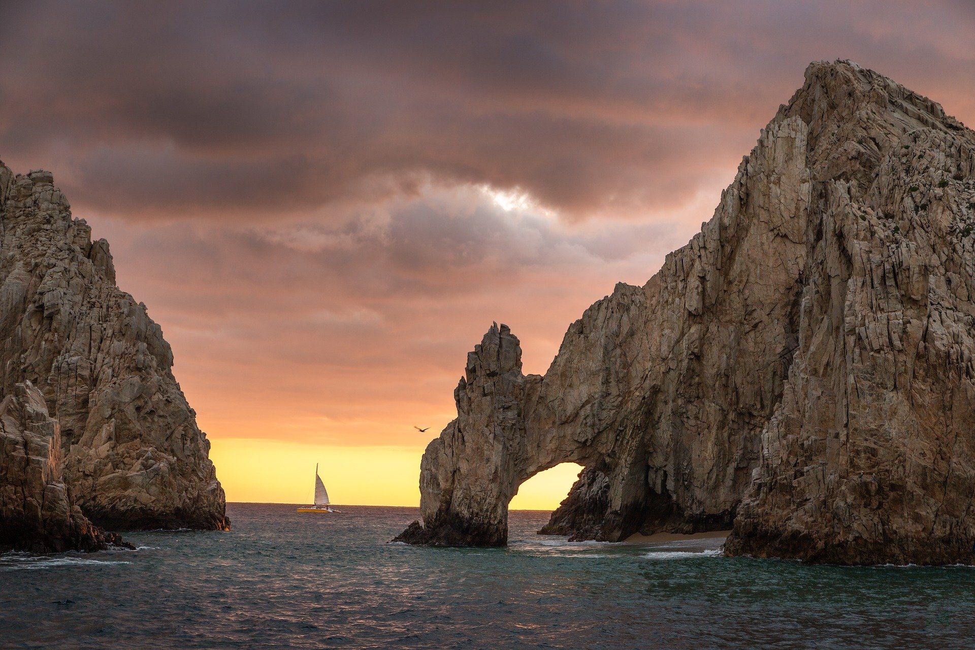 view of mountains in cabo san lucas