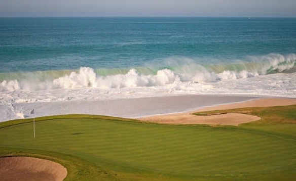 Ocean front golf course