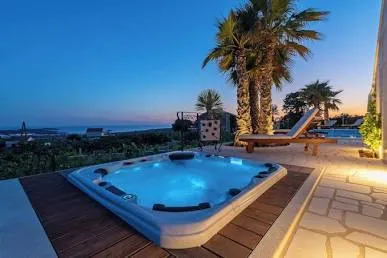 Wellness-focused villa pool in Cabo San Lucas