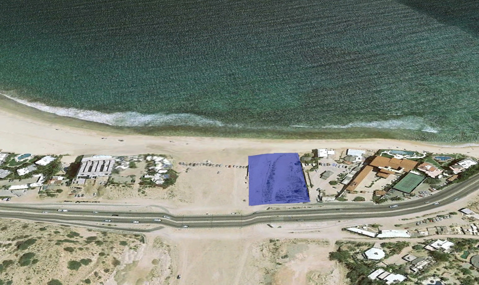 Costa Azul beach and surf break